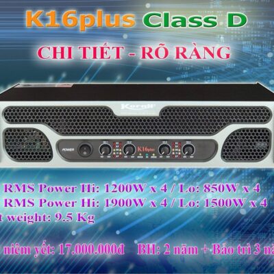 Main Công Suất Korah K16 Plus