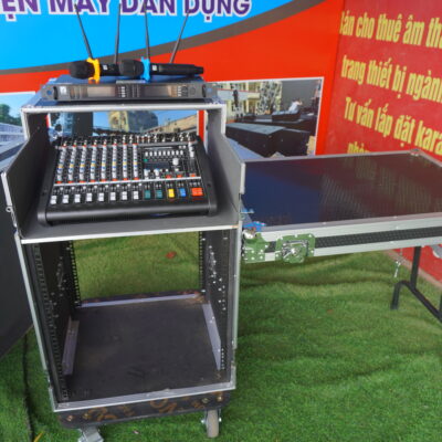 TỦ ĐỰNG THIẾT BỊ ÂM THANH 12U CÓ NGĂN ĐỂ MIXER